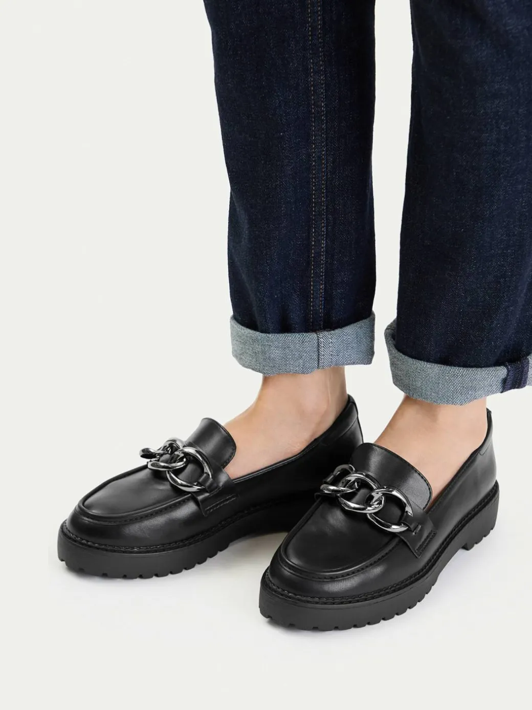 Chunky loafers WS5621-18A Nero