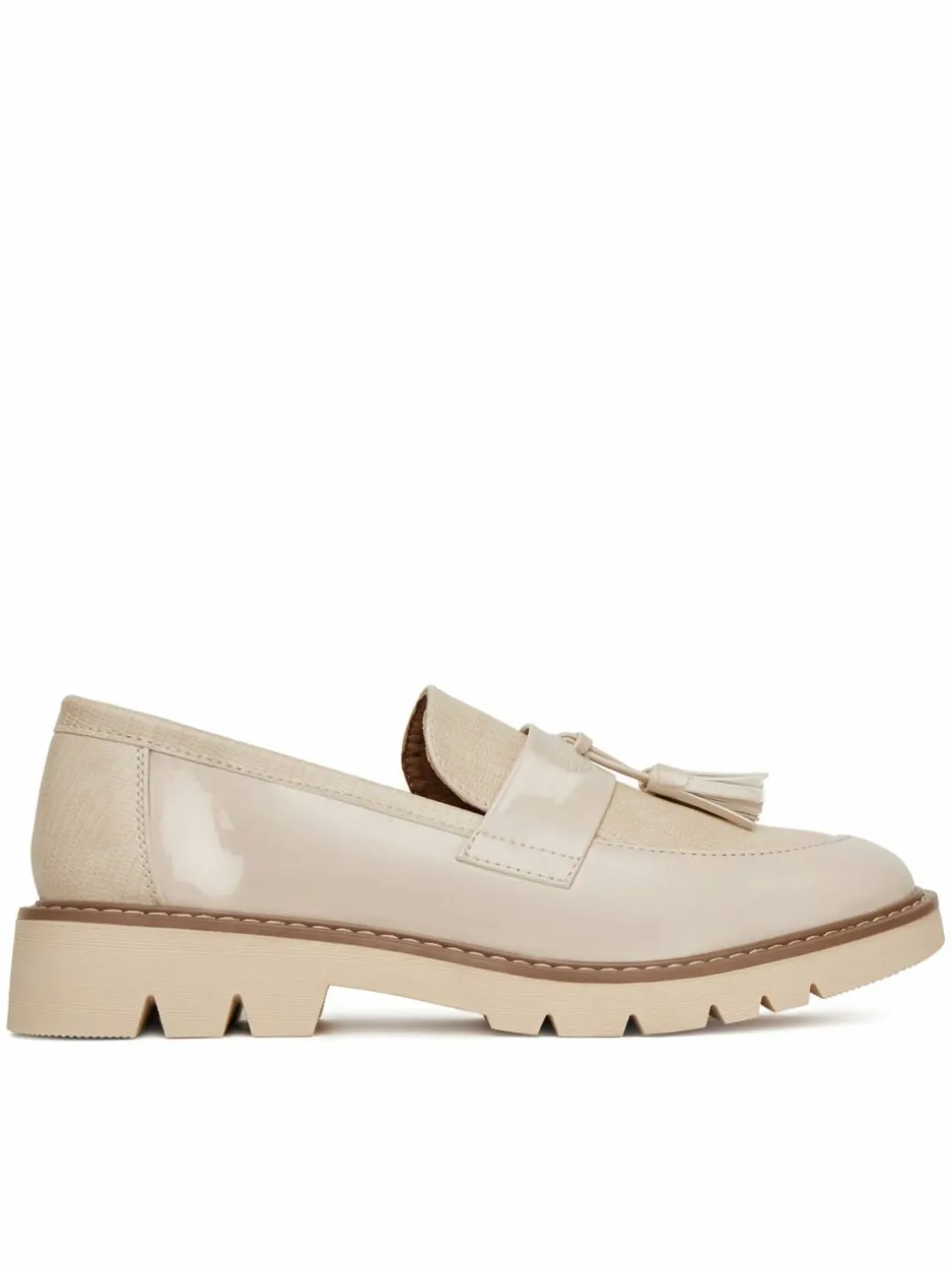 Chunky loafers WS6387-01 Beige