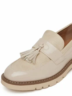 Chunky loafers WS6387-01 Beige