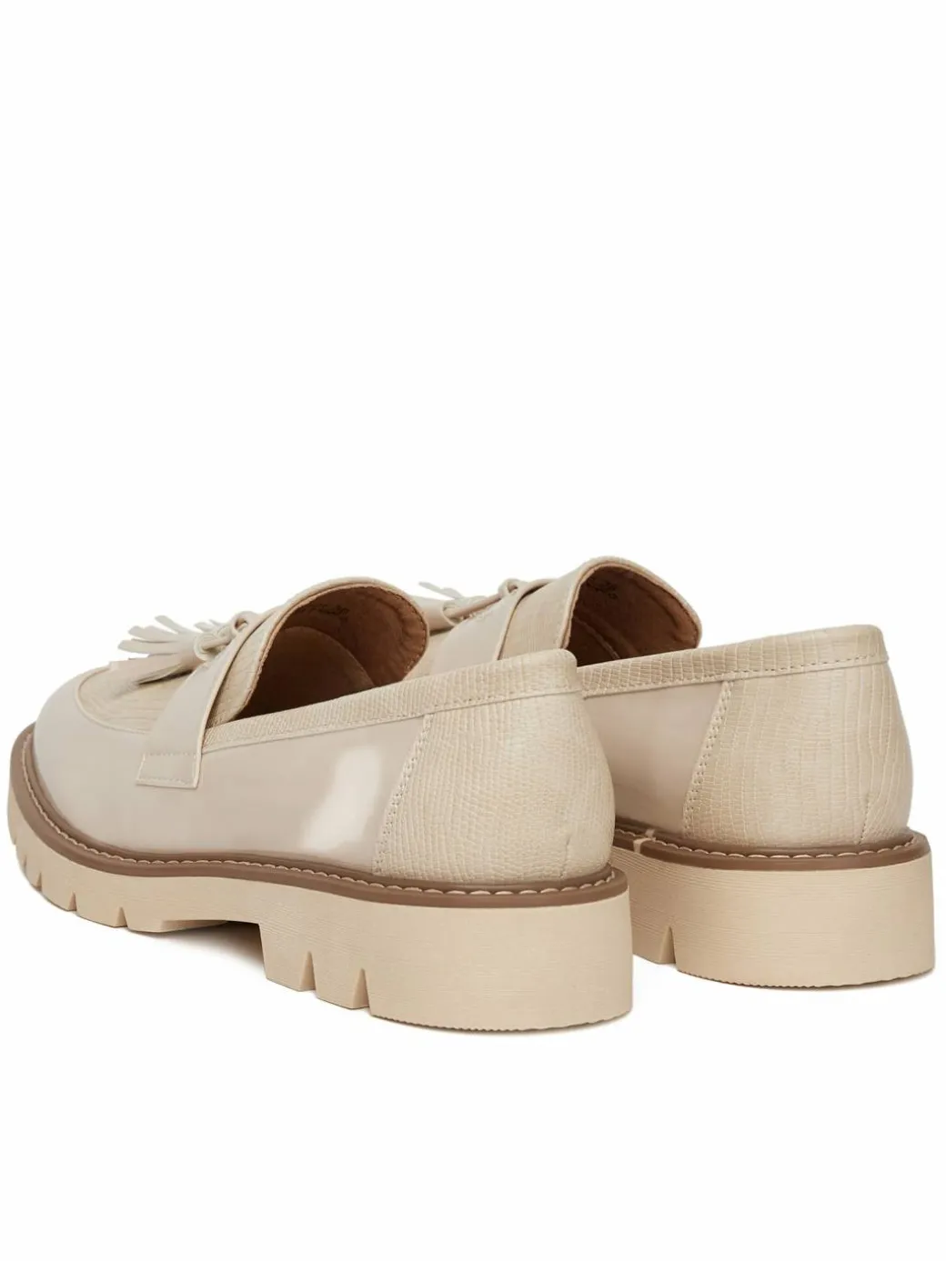 Chunky loafers WS6387-01 Beige