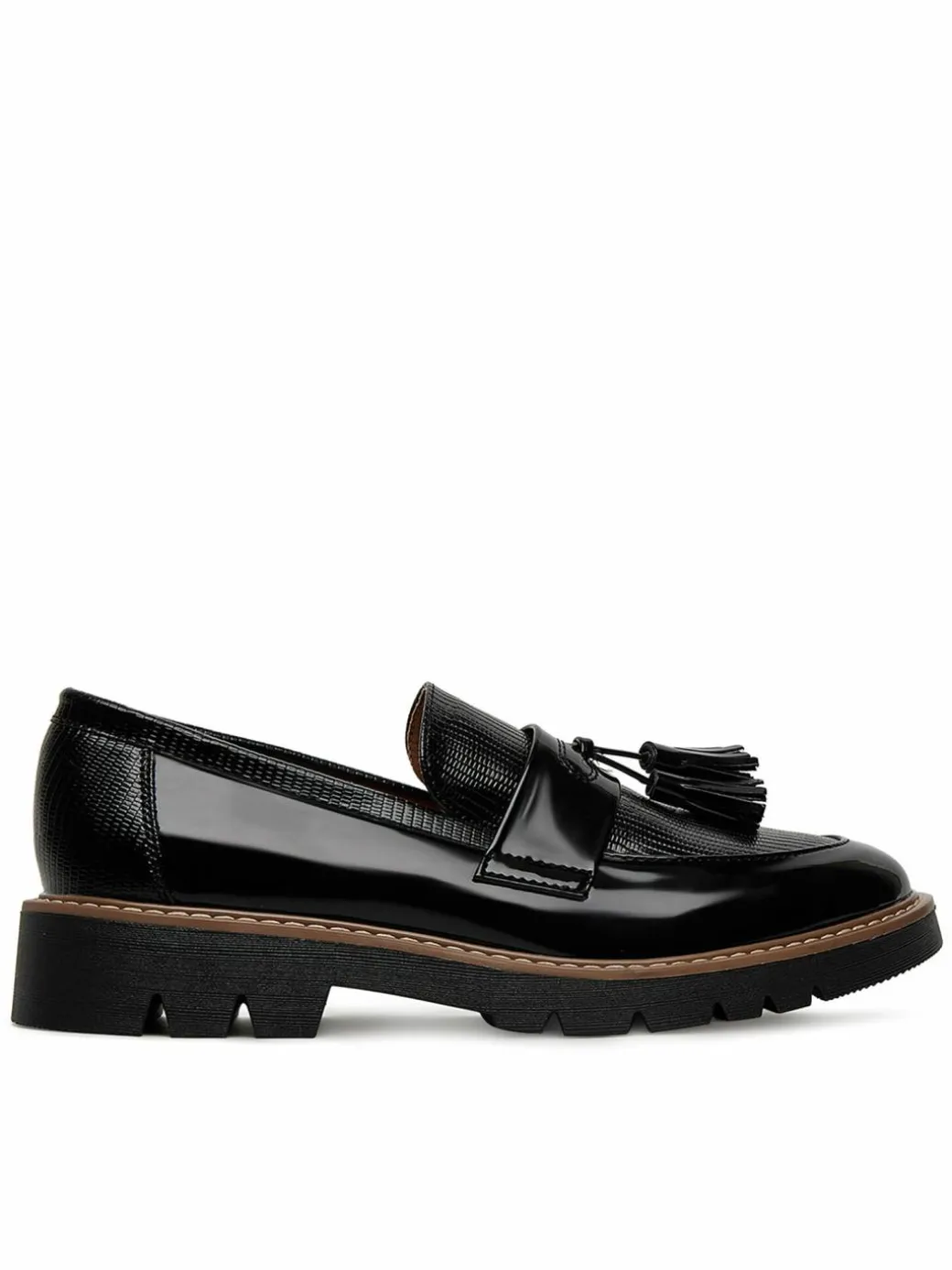 Chunky loafers WS6387-01 Nero