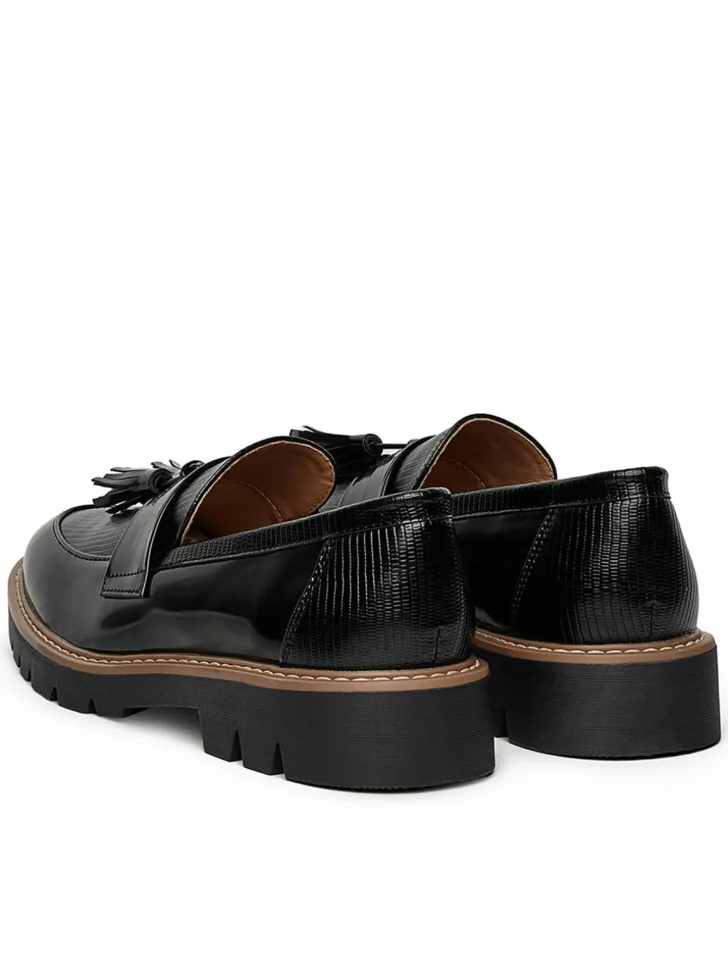 Chunky loafers WS6387-01 Nero