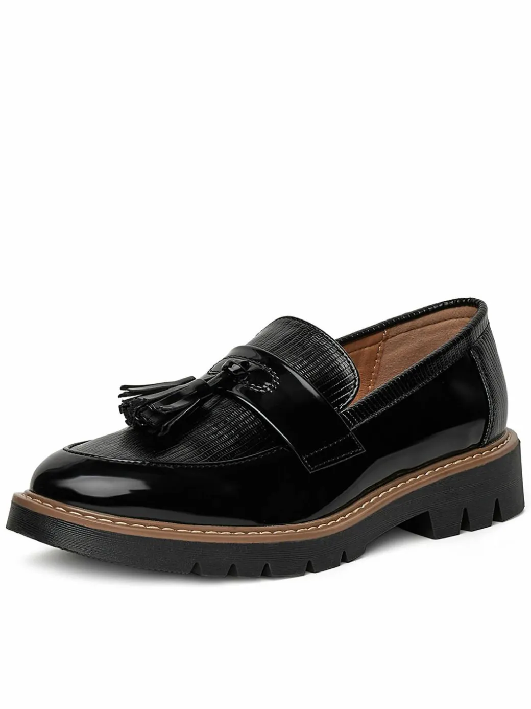 Chunky loafers WS6387-01 Nero
