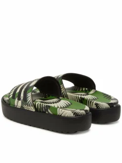 Ciabatte adilette Platform JI4754 Verde