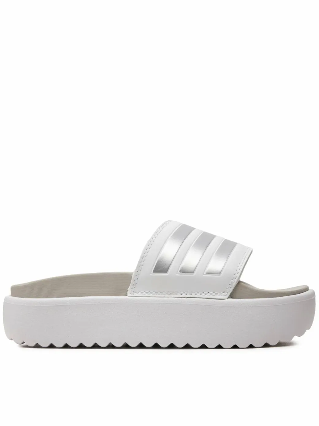 Ciabatte adilette Platform Slides IE9703 Bianco