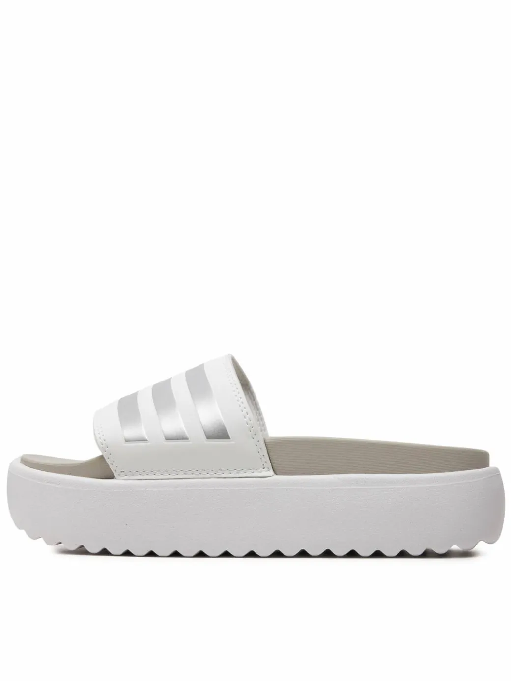 Ciabatte adilette Platform Slides IE9703 Bianco