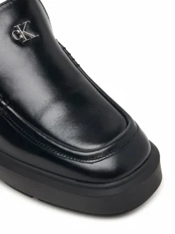 Ciabatte Block Heel Mule Lth Hdw HW0HW03175 Nero