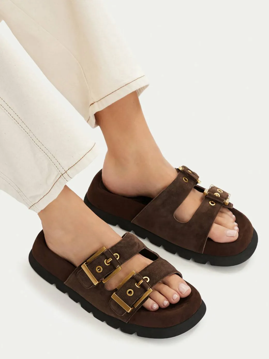 Ciabatte EO-ALIVIA-LT2525-1 Marrone scuro