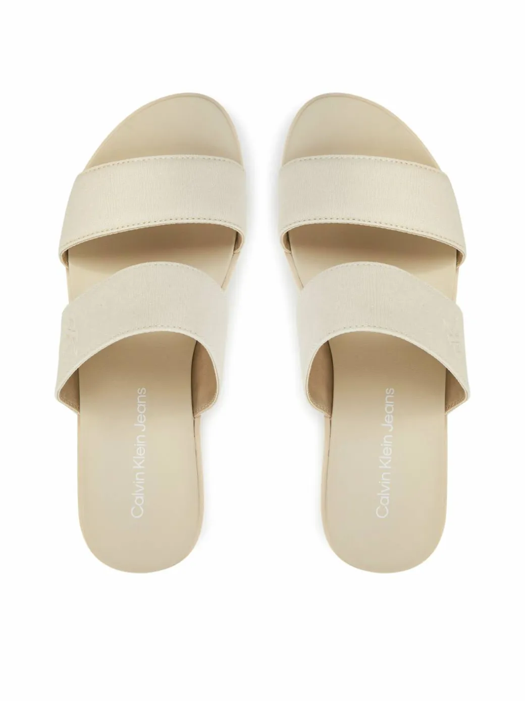 Ciabatte Flatform Sandal Webbing In YW0YW01789 Écru