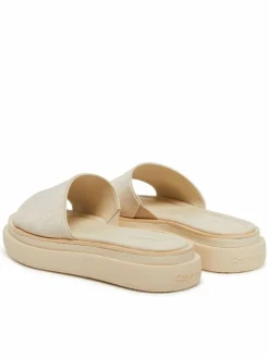 Ciabatte Flatform Slide Jacq HW0HW02461 Écru