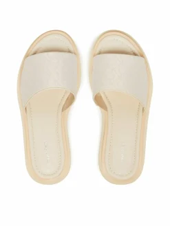 Ciabatte Flatform Slide Jacq HW0HW02461 Écru