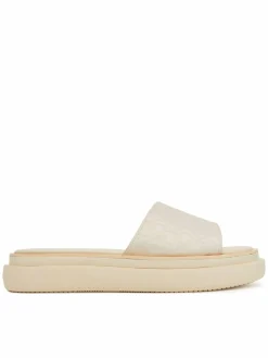 Ciabatte Flatform Slide Jacq HW0HW02461 Écru