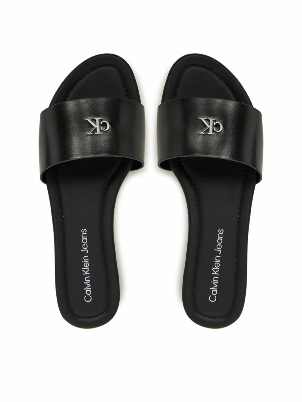 Ciabatte Flat Sandal Slide Mg YW0YW01697 Nero