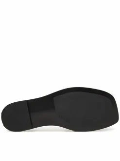 Ciabatte Flat Slide W/Ck Hw Big - Lth HW0HW02482 Écru
