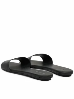 Ciabatte Org Flat Sndl One Bar Lth Aop HW0HW02857 Nero