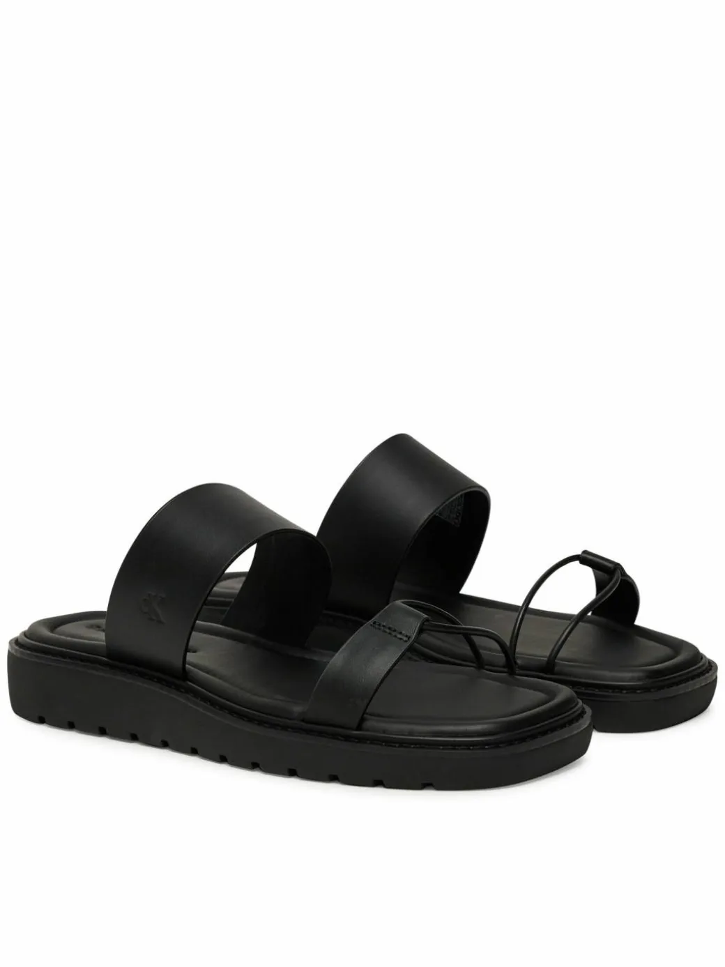 Ciabatte Rope Sandal Soft Lth Mg YW0YW01864 Nero