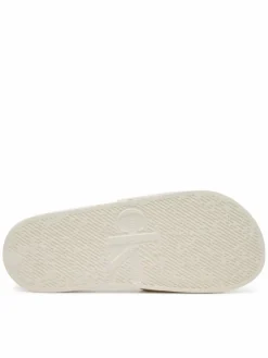 Ciabatte Slide Monogram Hardware YW0YW01713 Écru