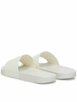 Ciabatte Slide Monogram Tpu YW0YW01715 Bianco