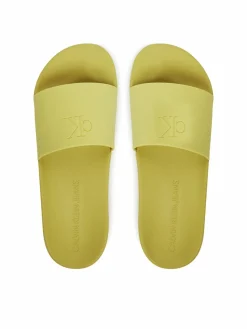 Ciabatte Slide Monogram Tpu YW0YW01715 Giallo