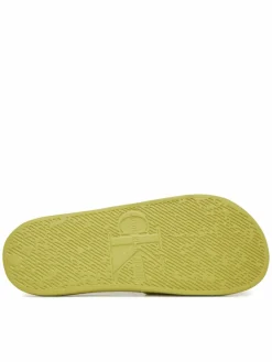 Ciabatte Slide Monogram Tpu YW0YW01715 Giallo