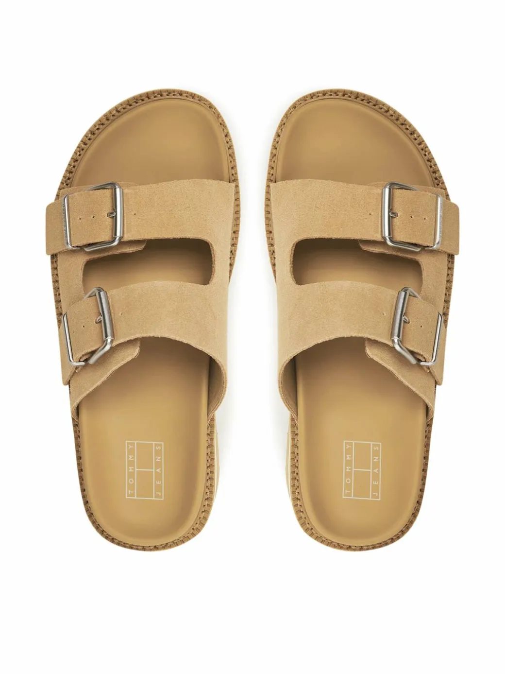 Ciabatte Tjw Double Strap Sandal Suede EN0EN02797 Marrone