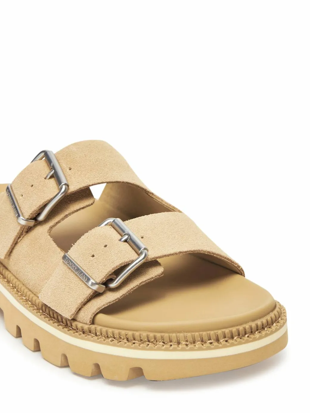 Ciabatte Tjw Double Strap Sandal Suede EN0EN02797 Marrone