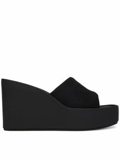 Ciabatte Wedge 70 Sndl Canv Mg HW0HW03134 Nero