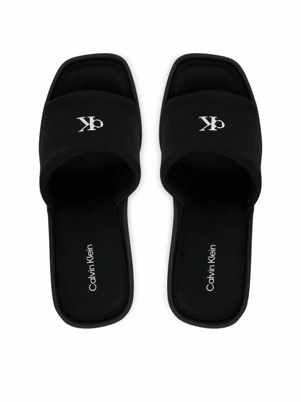 Ciabatte Wedge 70 Sndl Canv Mg HW0HW03134 Nero