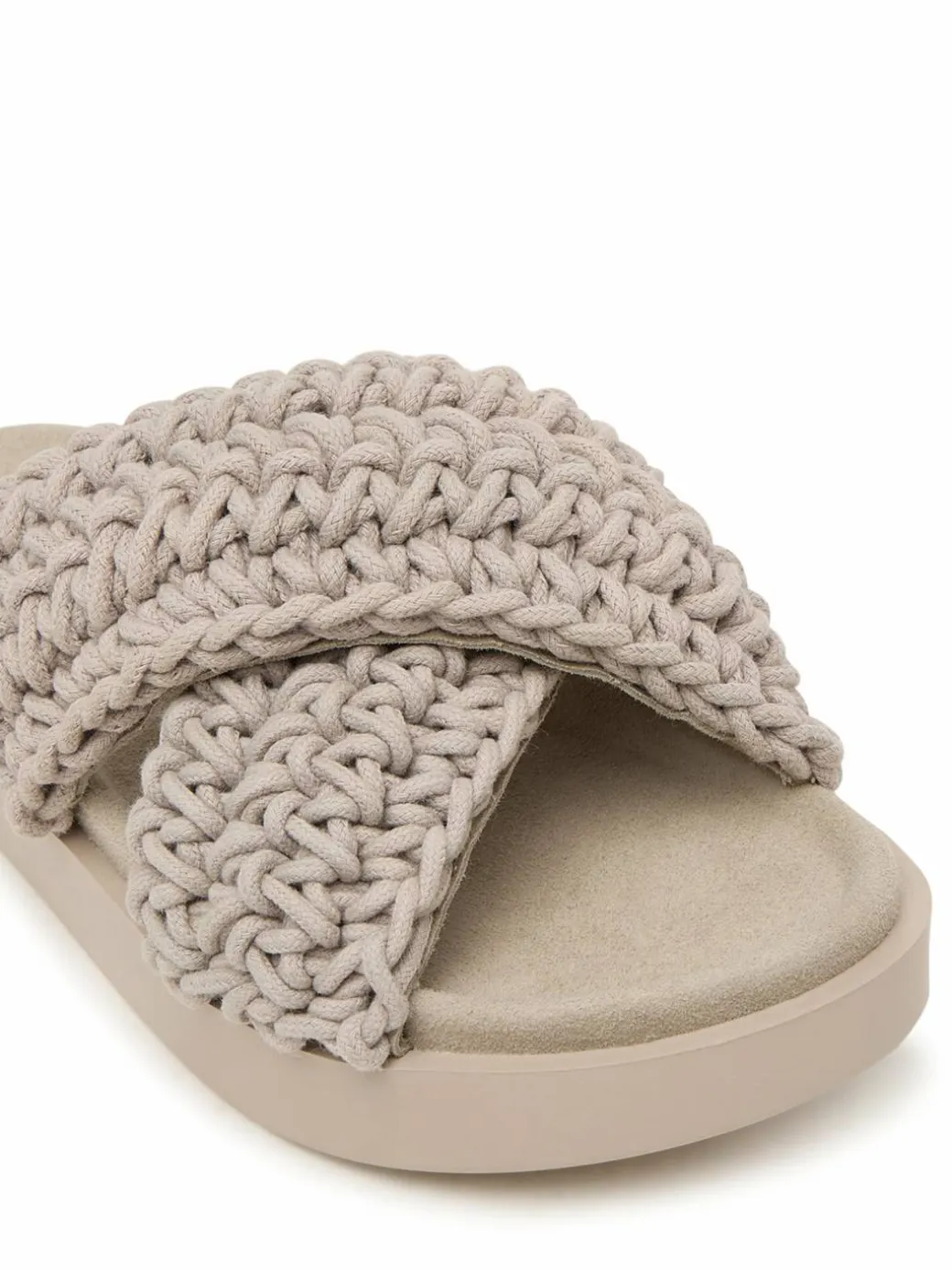 Ciabatte Woven 1004.003.0062 Grigio chiaro