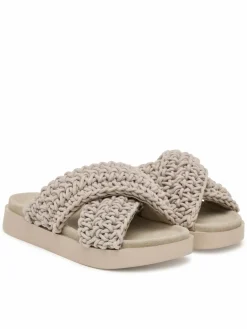 Ciabatte Woven 1004.003.0062 Grigio chiaro
