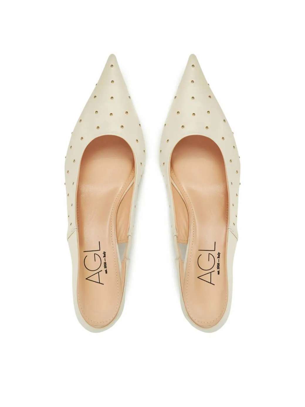 Décolleté Lenor Studs D167022PCKS057G447 Écru