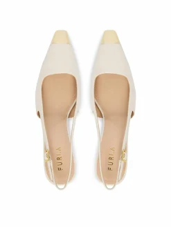Décolleté Metal Slingback YM29FML X30000 CN 1704S Crema