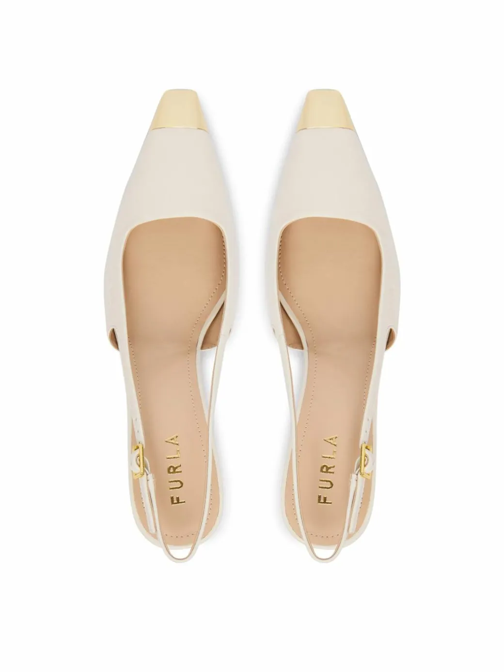 Décolleté Metal Slingback YM29FML X30000 CN 1704S Crema
