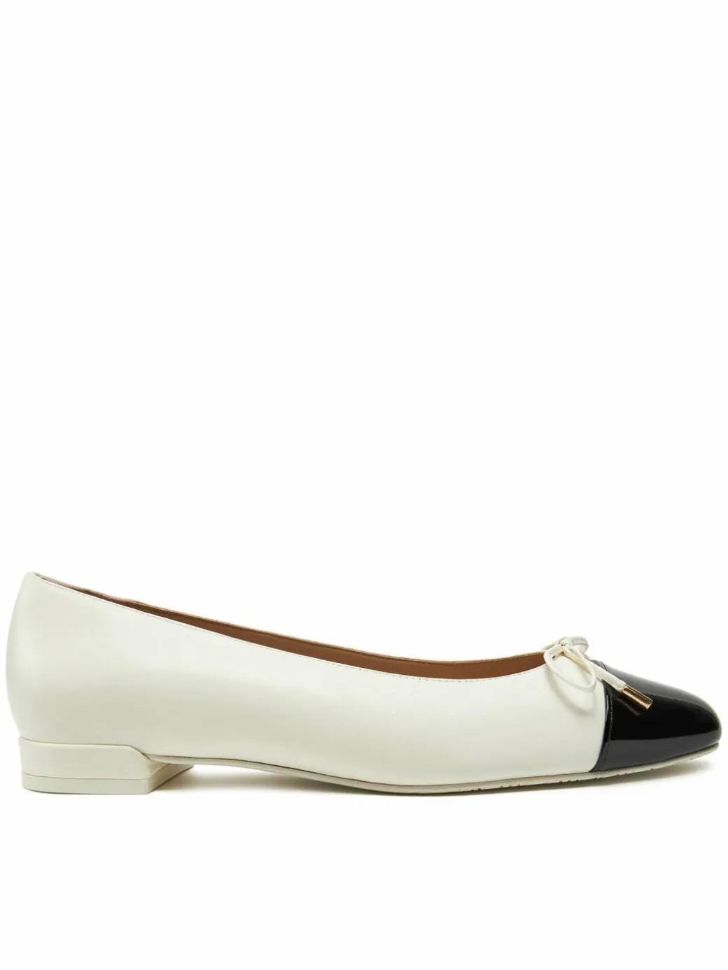 Décolleté Sleek Bow Flat SG888 Écru