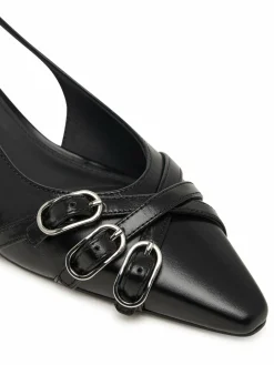 Décolleté Tjw Sling Back Kitten Heels EN0EN03171 Nero