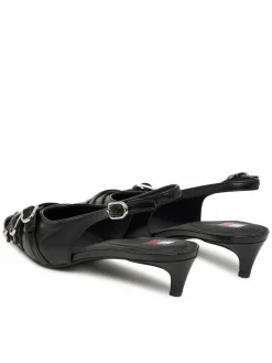Décolleté Tjw Sling Back Kitten Heels EN0EN03171 Nero