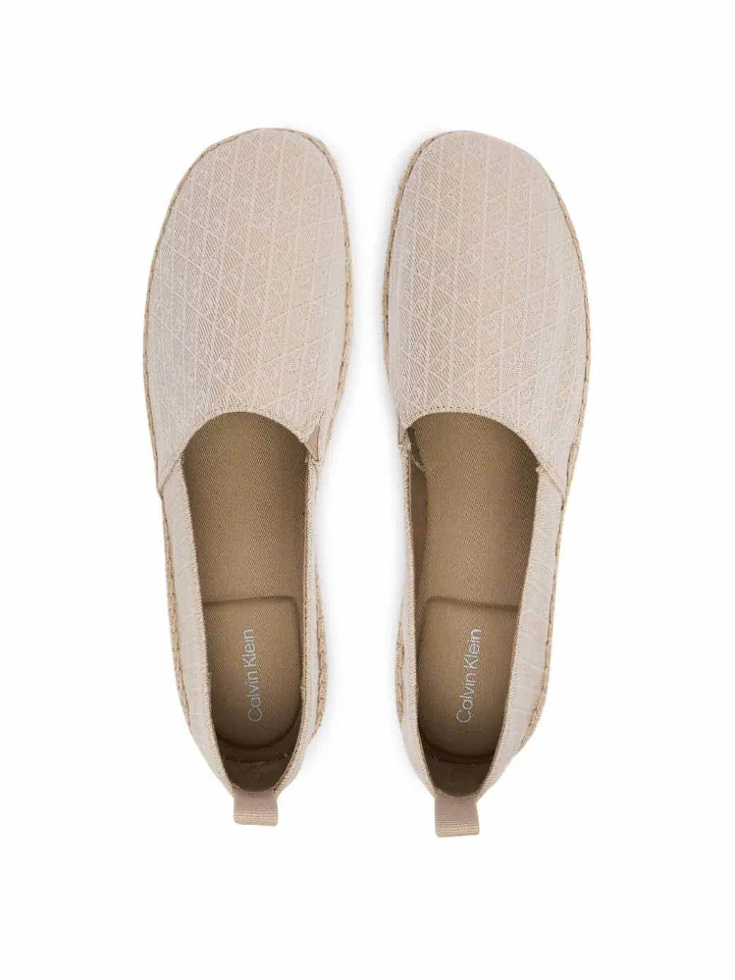 Espadrillas All Over CK HW0HW02933 Beige