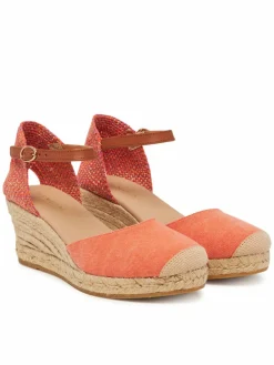 Espadrillas Carina Canvas G106387 Arancione