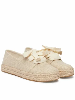 Espadrillas Carolina Lace Up 10023062 Beige