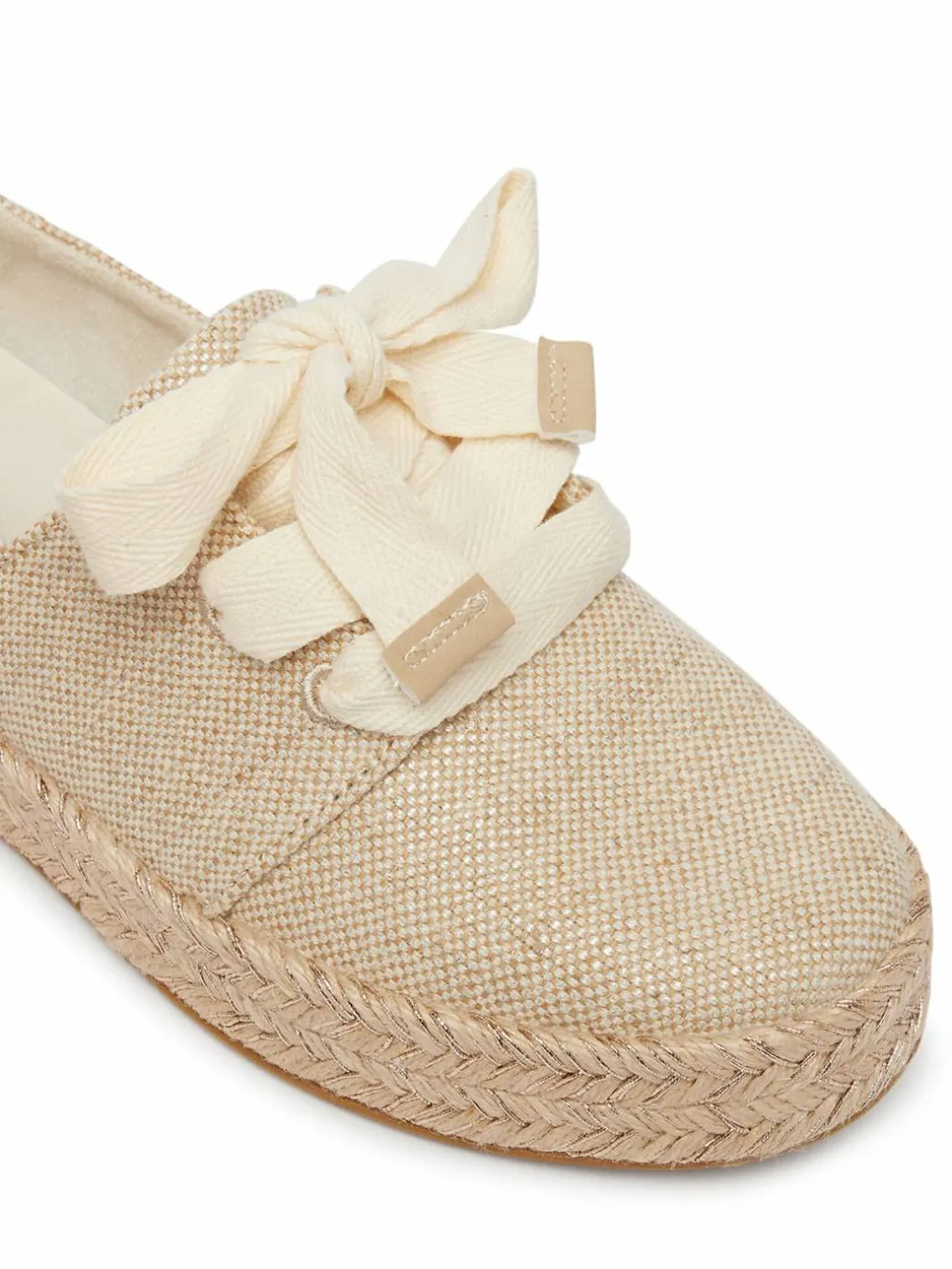 Espadrillas Carolina Lace Up 10023062 Beige