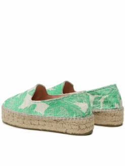 Espadrillas Cotton Jaquard Double Sole Espadrilles G 4.8 D0 Verde