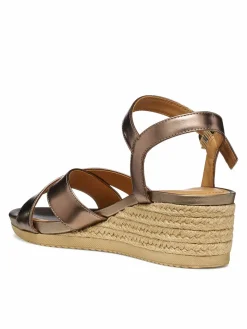 Espadrillas D Ischia Corda D02HHC 000CF C5005 Oro