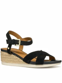 Espadrillas D Ischia Corda D55HHB 00020 C9999 Nero