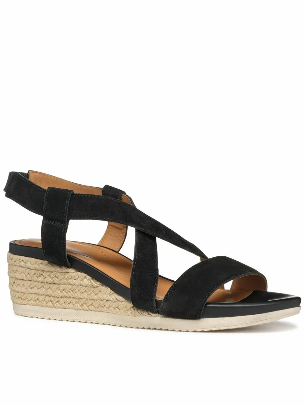 Espadrillas D Ischia Corda D55HHA 00022 C9999 Nero