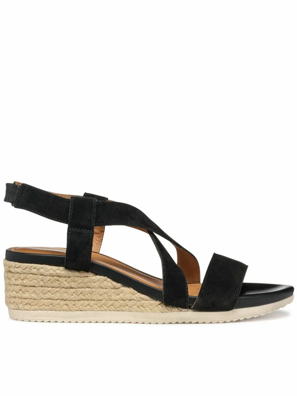 Espadrillas D Ischia Corda D55HHA 00022 C9999 Nero