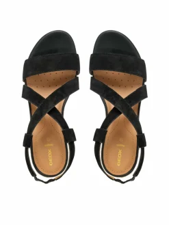 Espadrillas D Ischia Corda D55HHA 00022 C9999 Nero