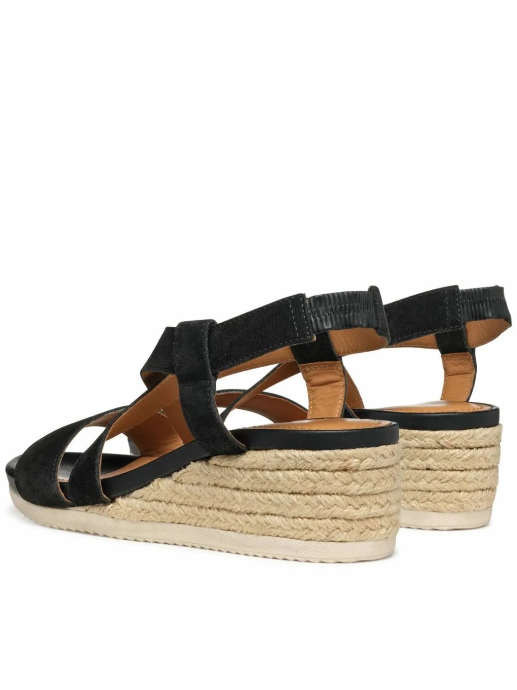 Espadrillas D Ischia Corda D55HHA 00022 C9999 Nero