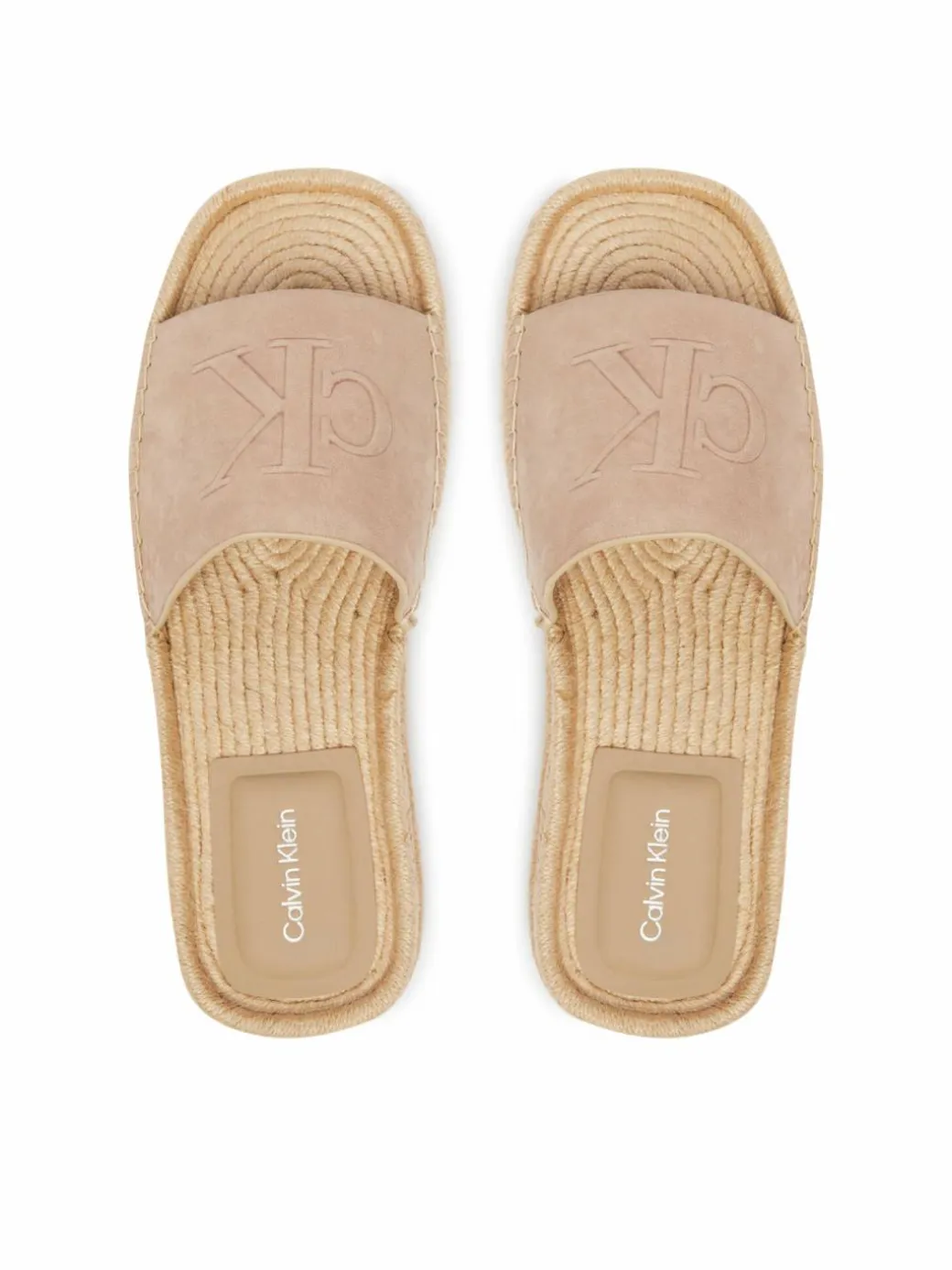 Espadrillas Flatf Espa Mule Nub Mg HW0HW02890 Beige