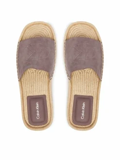 Espadrillas Flatf Espa Mule Nub Mg HW0HW02890 Marrone