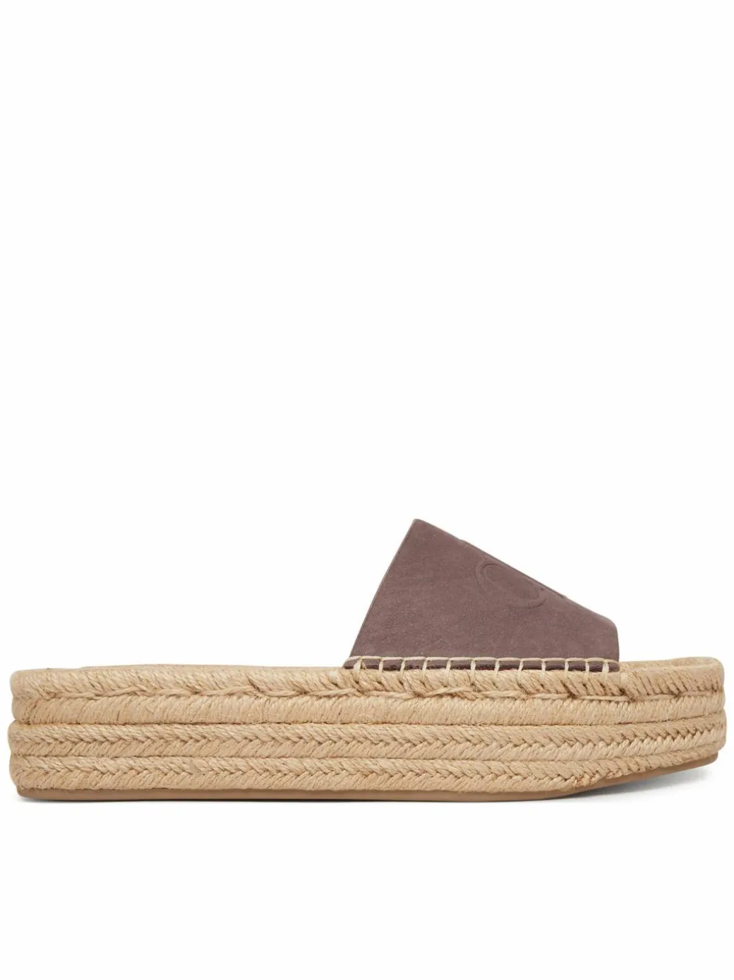 Espadrillas Flatf Espa Mule Nub Mg HW0HW02890 Marrone